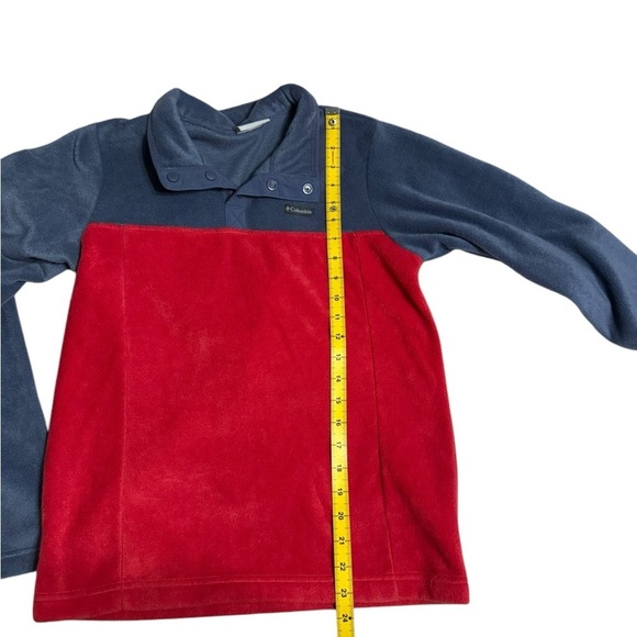 COLUMBIA Boys Fleece Quarter Button Up Jacket k264 - Picture 4 of 6
